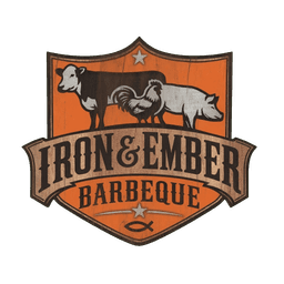 Iron & Ember Barbeque logo