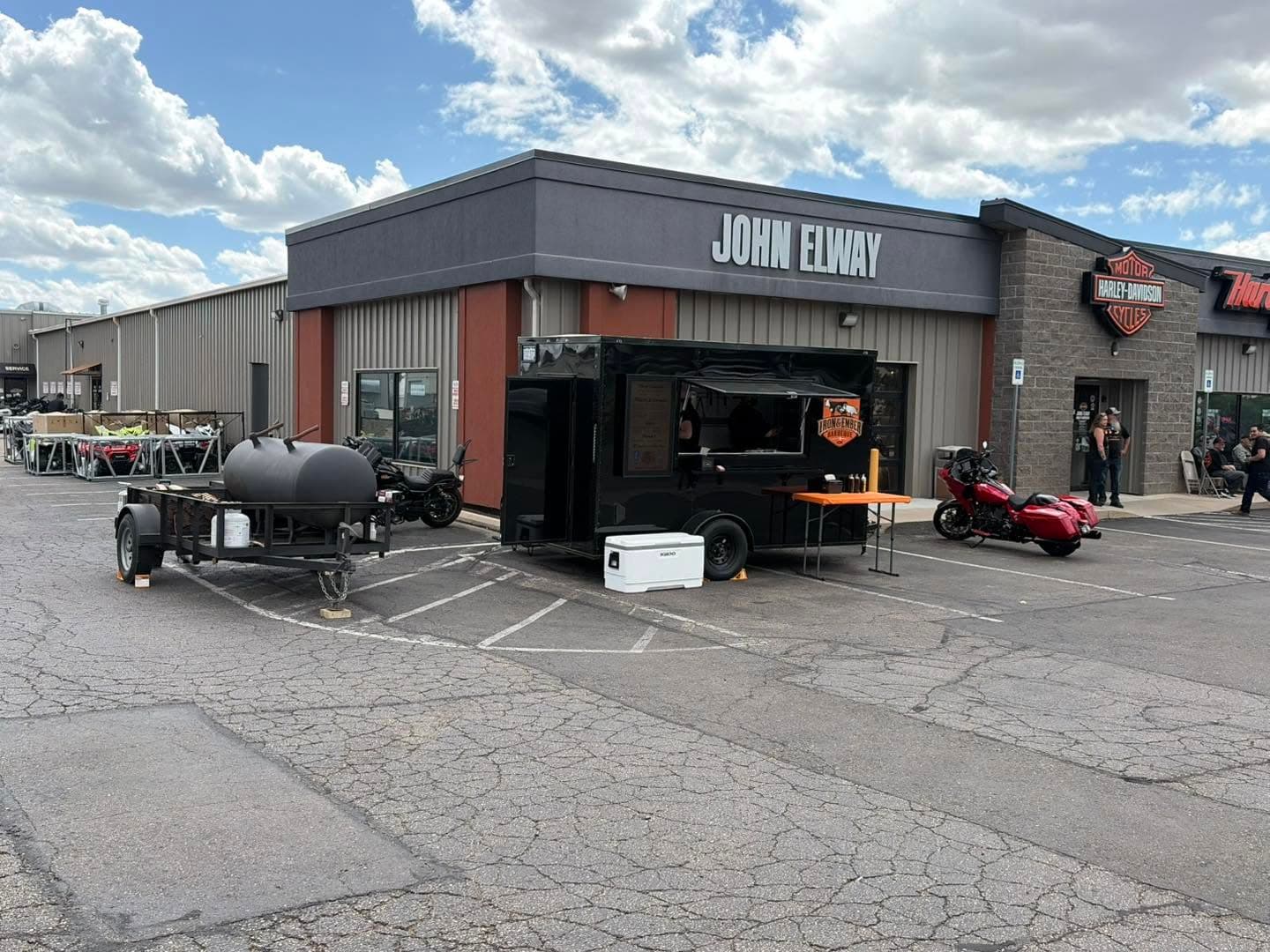 Iron & Ember food truck at a venue
