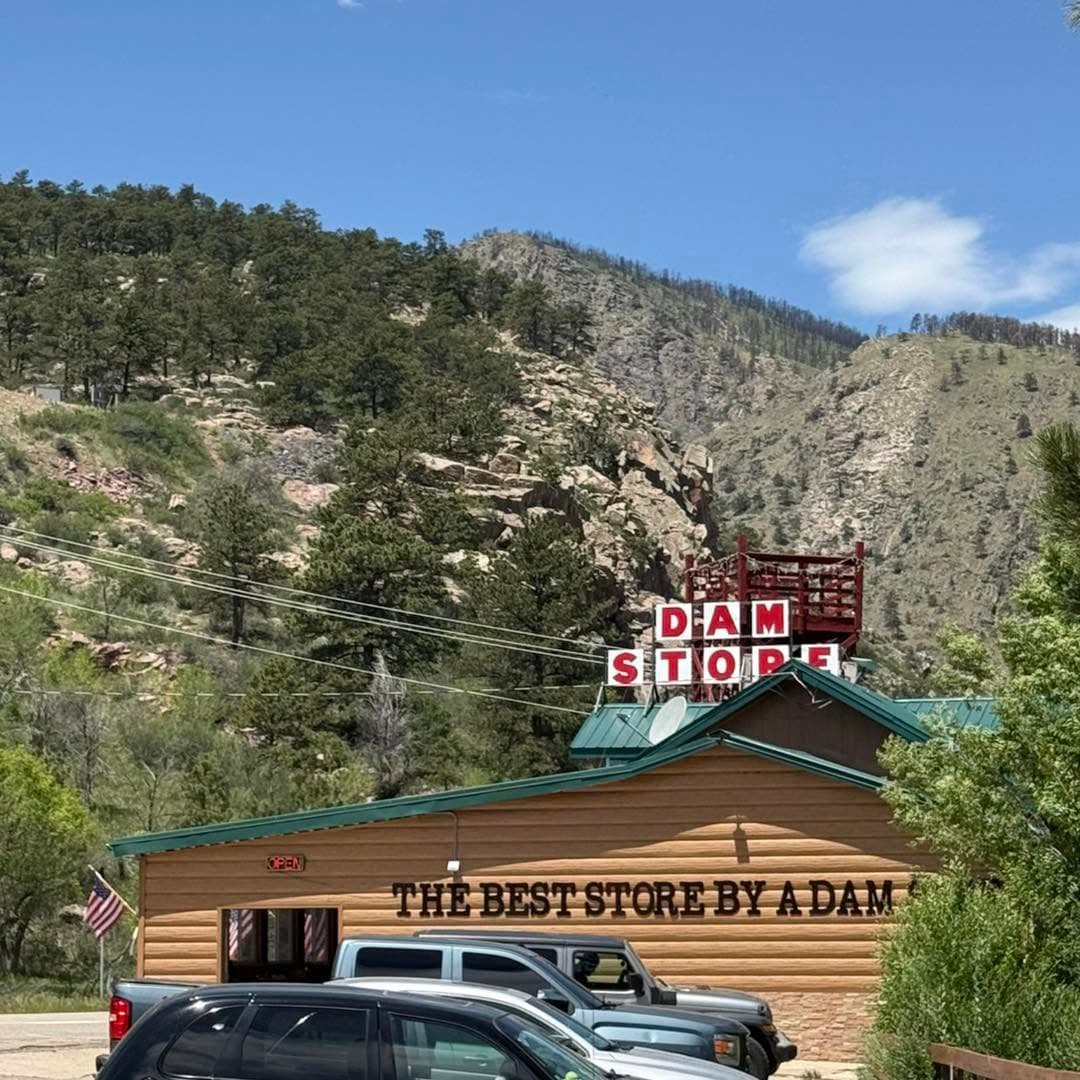 The Dam Store in the mountains